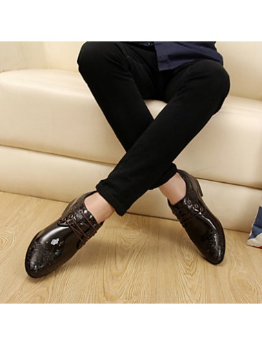 Men's Shoes PU Office & Career / Casual / Party & Evening Oxfords Office & Career / Casual / Party & Evening Low Heel Lace-up / Others  
