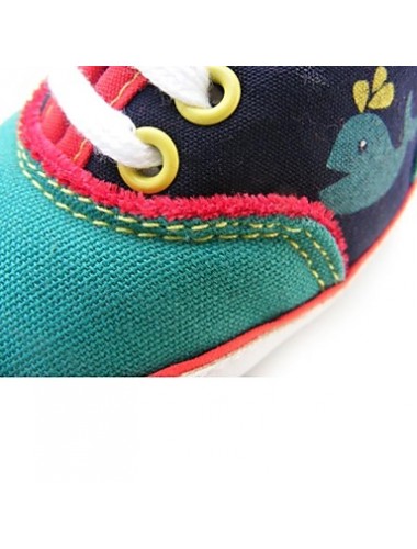 Boy's Flats Spring / Fall / Winter First Walkers / Crib Shoes Twill Outdoor Flat Heel Lace-up Green  