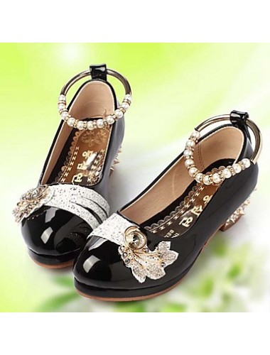 Girls' Shoes Slipper Princess Crystals Shoes Dress shoes Wedding / Dress/Performance  Heels  Sandals  Latin shoes Heels  