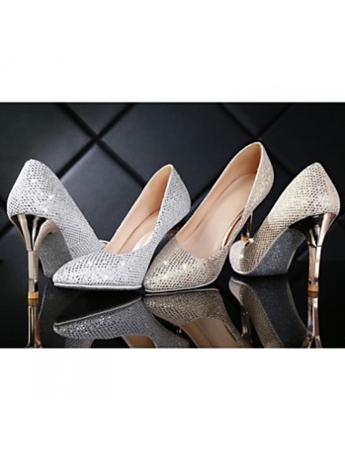 Women's Shoes Leather Stiletto Heel Pointed Toe Pumps Wedding Shoes More Colors available