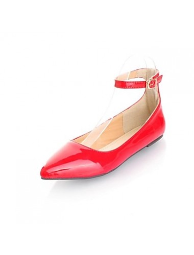 Women's Shoes Pointed Toe Flat Heel Flats with Buckle Shoes More Colors available