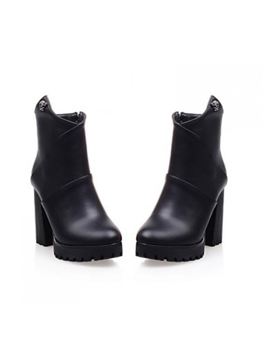 Women's Shoes Chunky Heel Round Toe/Closed Toe Boots