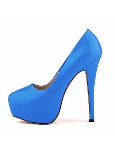 Women's Shoes Round Toe Stiletto Heel Patent Leather Pumps Party & Evening Shoes More Colors available