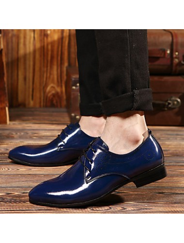 Men's Shoes Office & Career/Party & Evening/Wedding Fashion PU Leather Oxfords Shoes Multicolor 38-43  