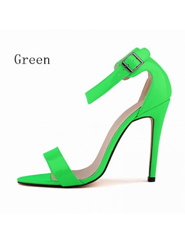 Women's Shoes Patent Leather Stiletto Heel Heels Sandals Party & Evening