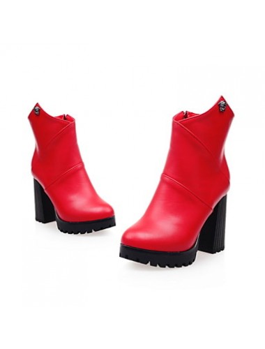 Women's Shoes Chunky Heel Round Toe/Closed Toe Boots