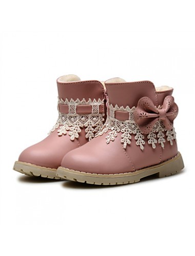 Baby Shoes Wedding / Outdoor / Dress / Casual Leatherette Boots / Fashion Sneakers Blue / Pink / Red  