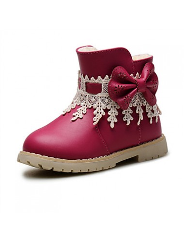 Baby Shoes Wedding / Outdoor / Dress / Casual Leatherette Boots / Fashion Sneakers Blue / Pink / Red  