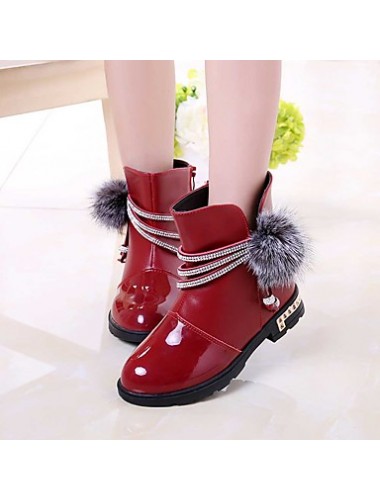 Girl's Boots Spring / Fall / Winter Snow Boots / Motorcycle Boots / Bootie / Comfort Leather Outdoor /  Casual  Zipper  