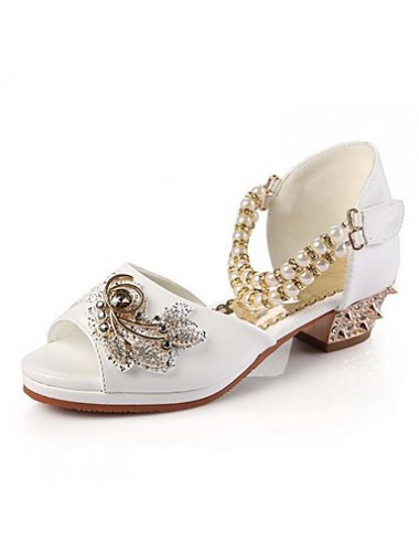 Girls' Shoes Slipper Princess Crystals Shoes Dress shoes Wedding / Dress/Performance Heels Sandals Latin shoes Heels  