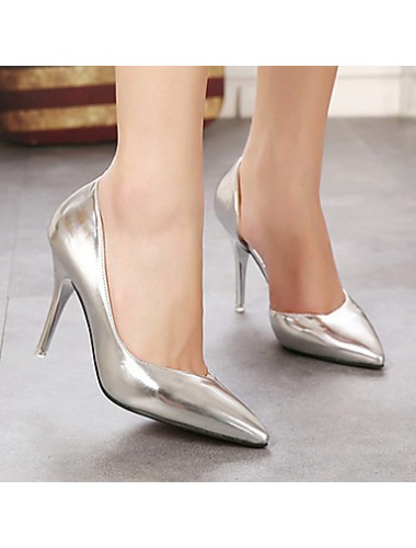 Women's Shoes Patent Leather Stiletto Heel Pointed Toe Heels Wedding Dress More Colors available