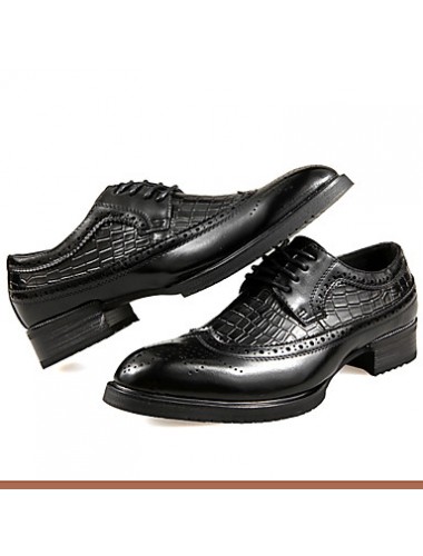 Men's Shoes Office & Career / Party & Evening / Casual Leather Oxfords Black / Brown  