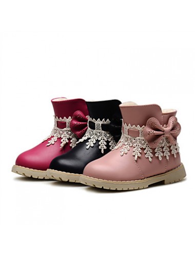 Baby Shoes Wedding / Outdoor / Dress / Casual Leatherette Boots / Fashion Sneakers Blue / Pink / Red  