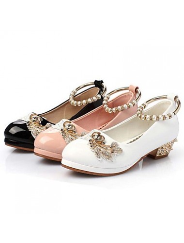 Girls' Shoes Slipper Princess Crystals Shoes Dress shoes Wedding / Dress/Performance  Heels  Sandals  Latin shoes Heels  