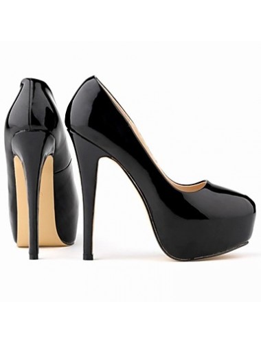 Women's Shoes Round Toe Stiletto Heel Patent Leather Pumps Party & Evening Shoes More Colors available