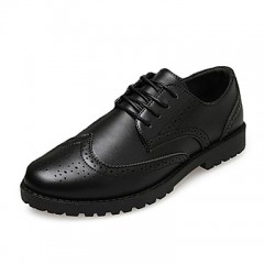 Men's Shoes Casual PU Oxfords Black / White  