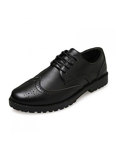 Men's Shoes Casual PU Oxfords Black / White  