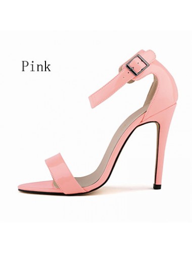 Women's Shoes Patent Leather Stiletto Heel Heels Sandals Party & Evening