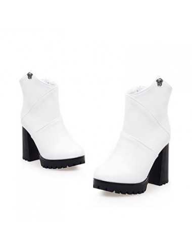 Women's Shoes Chunky Heel Round Toe/Closed Toe Boots