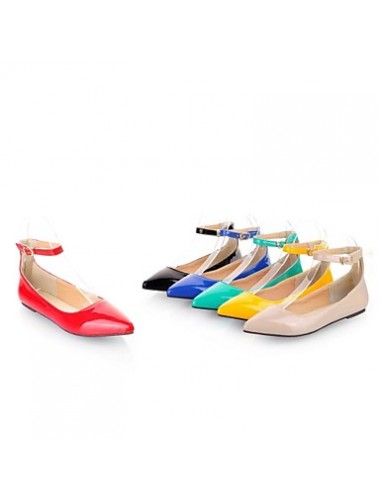 Women's Shoes Pointed Toe Flat Heel Flats with Buckle Shoes More Colors available