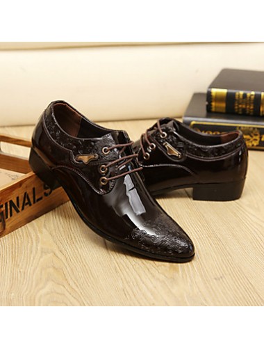 Men's Shoes PU Office & Career / Casual / Party & Evening Oxfords Office & Career / Casual / Party & Evening Low Heel Lace-up / Others  