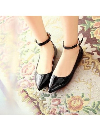 Women's Shoes Pointed Toe Flat Heel Flats with Buckle Shoes More Colors available