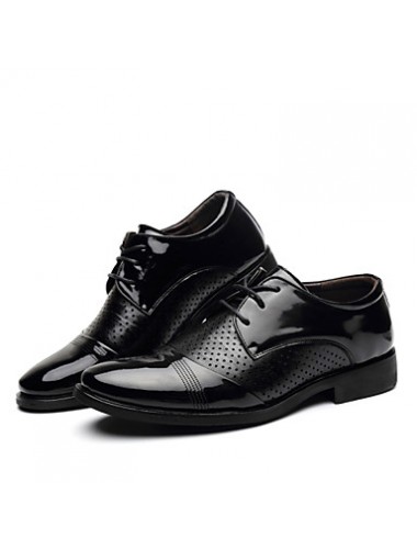 Men's Shoes Casual/Party & Evening/Office & Career Fashion Leisure and Business Leather Shoes Black/Brown  