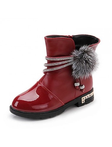 Girl's Boots Spring / Fall / Winter Snow Boots / Motorcycle Boots / Bootie / Comfort Leather Outdoor /  Casual  Zipper  