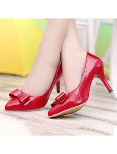 Women's Shoes Patent Leather Stiletto Heel Pointed Toe Pumps Dress More Colors available