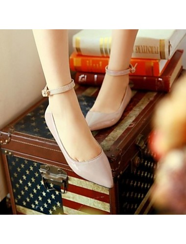 Women's Shoes Pointed Toe Flat Heel Flats with Buckle Shoes More Colors available