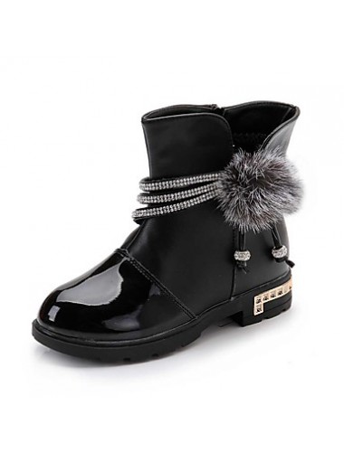 Girl's Boots Spring / Fall / Winter Snow Boots / Motorcycle Boots / Bootie / Comfort Leather Outdoor /  Casual  Zipper  